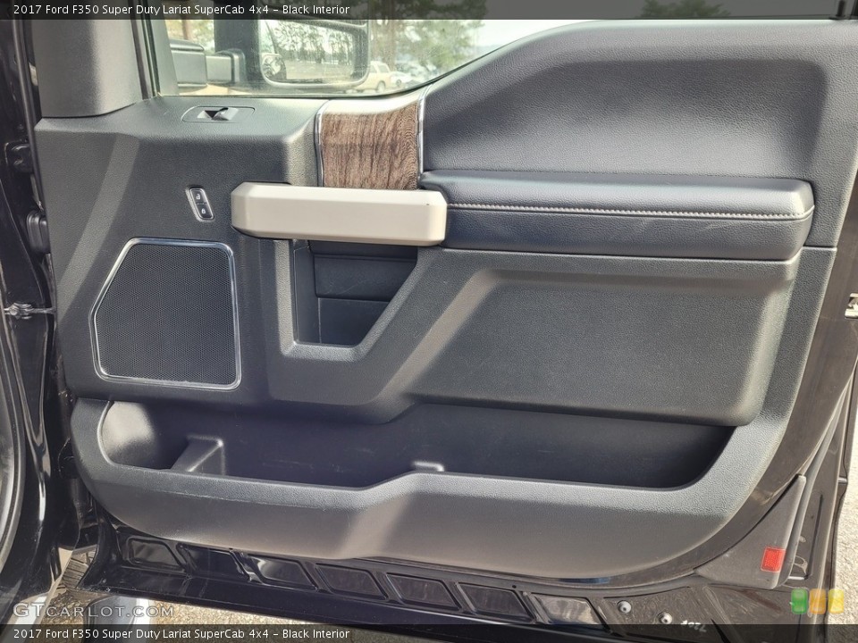 Black Interior Door Panel for the 2017 Ford F350 Super Duty Lariat SuperCab 4x4 #145544794