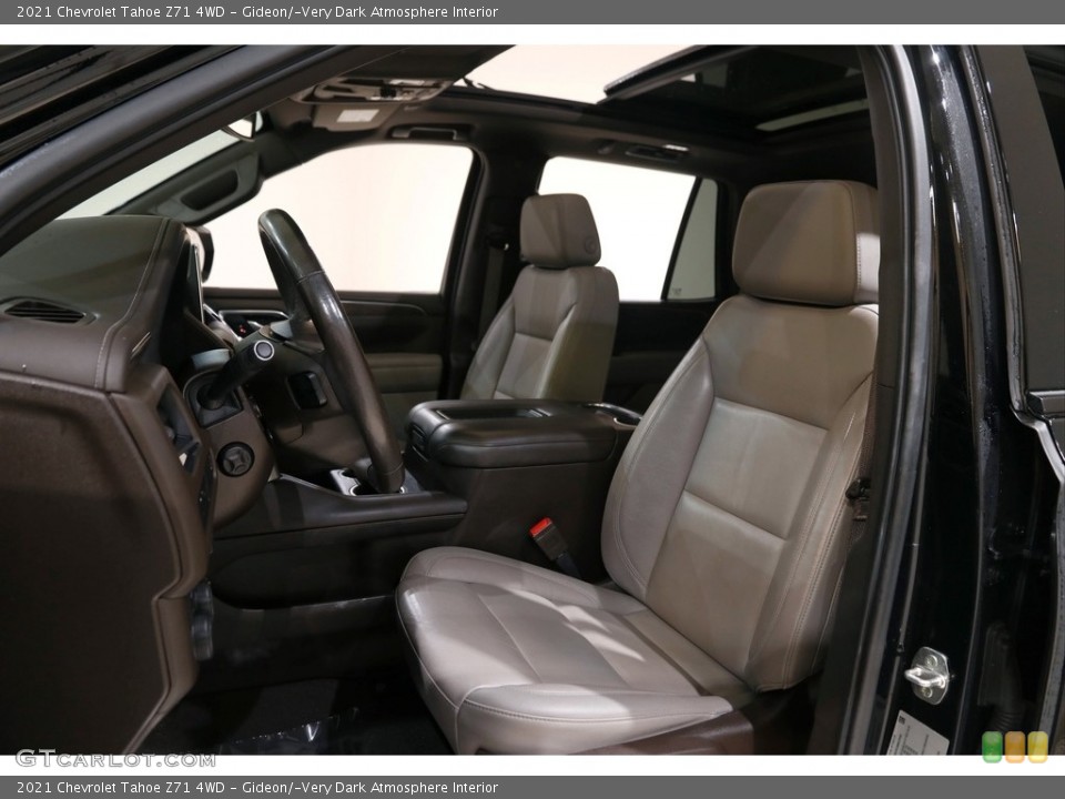 Gideon/­Very Dark Atmosphere Interior Front Seat for the 2021 Chevrolet Tahoe Z71 4WD #145545004