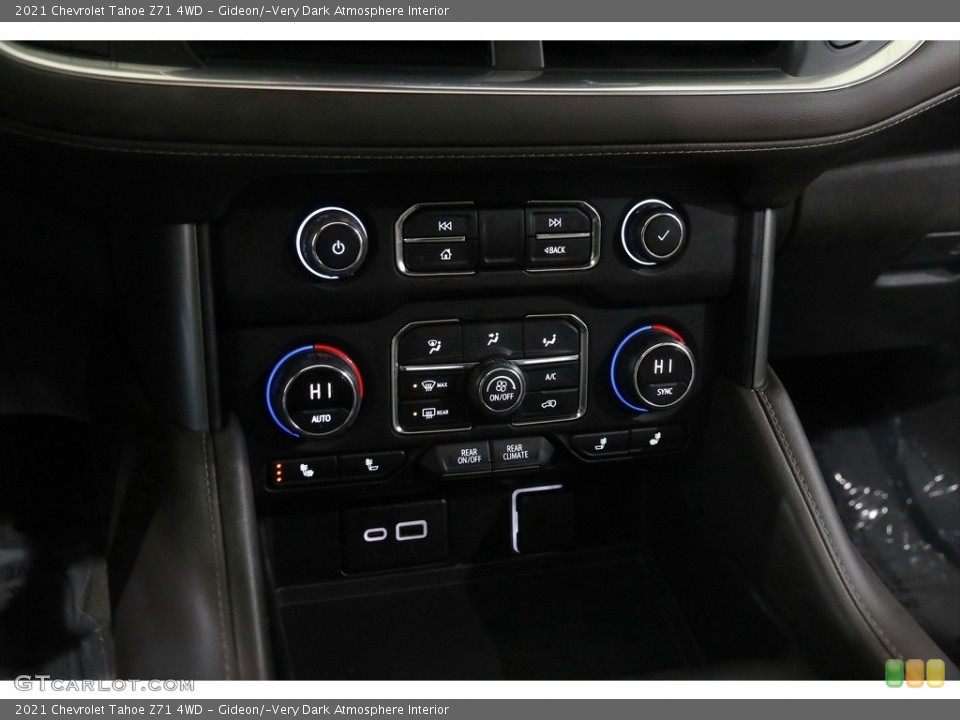 Gideon/­Very Dark Atmosphere Interior Controls for the 2021 Chevrolet Tahoe Z71 4WD #145545034