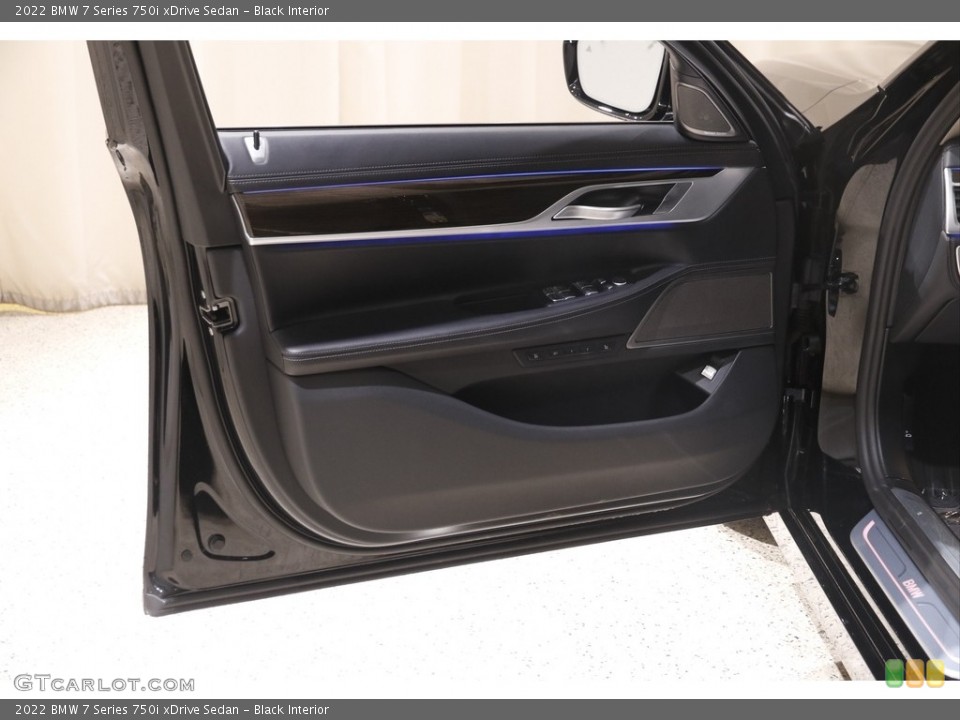 Black Interior Door Panel for the 2022 BMW 7 Series 750i xDrive Sedan #145545151