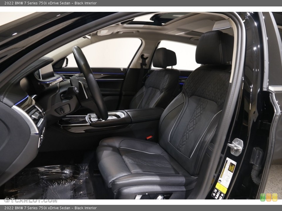Black 2022 BMW 7 Series Interiors