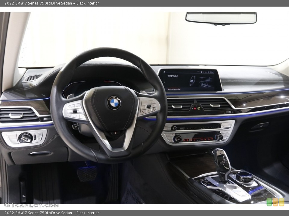 Black Interior Dashboard for the 2022 BMW 7 Series 750i xDrive Sedan #145545157