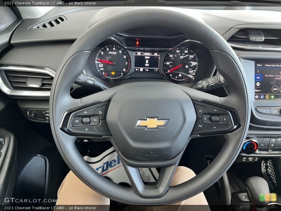 Jet Black Interior Steering Wheel for the 2023 Chevrolet TrailBlazer LT AWD #145546315
