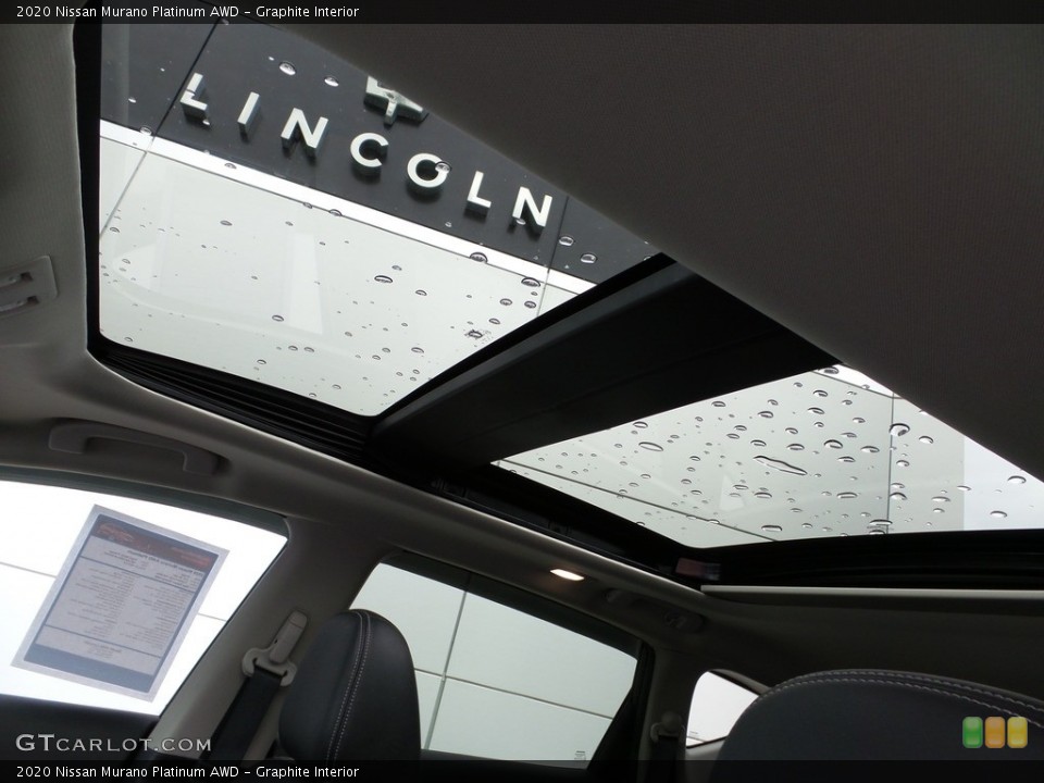 Graphite Interior Sunroof for the 2020 Nissan Murano Platinum AWD #145547431