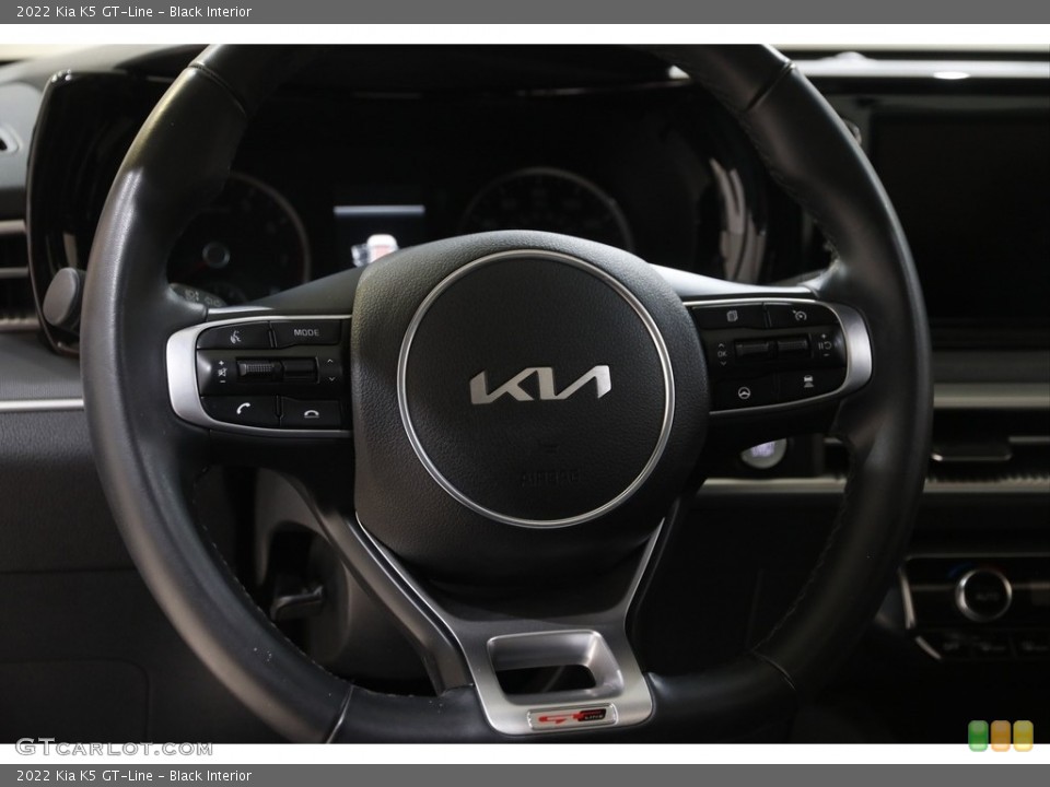 Black Interior Steering Wheel for the 2022 Kia K5 GT-Line #145547527