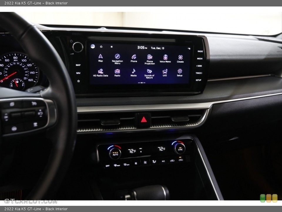 Black Interior Controls for the 2022 Kia K5 GT-Line #145547563