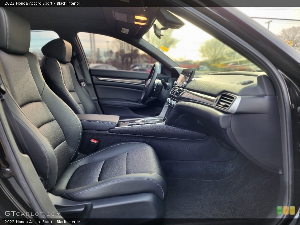 Black Interior Front Seat for the 2022 Honda Accord Sport #145548019