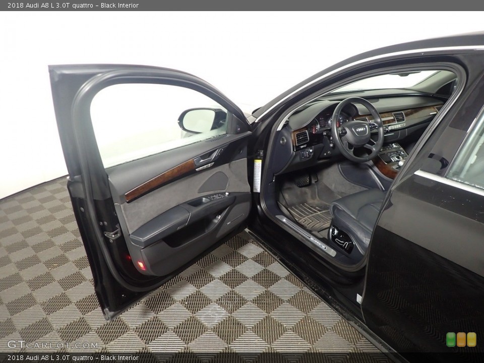 Black Interior Front Seat for the 2018 Audi A8 L 3.0T quattro #145548025