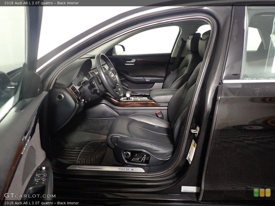 Black Interior Photo for the 2018 Audi A8 L 3.0T quattro #145548061