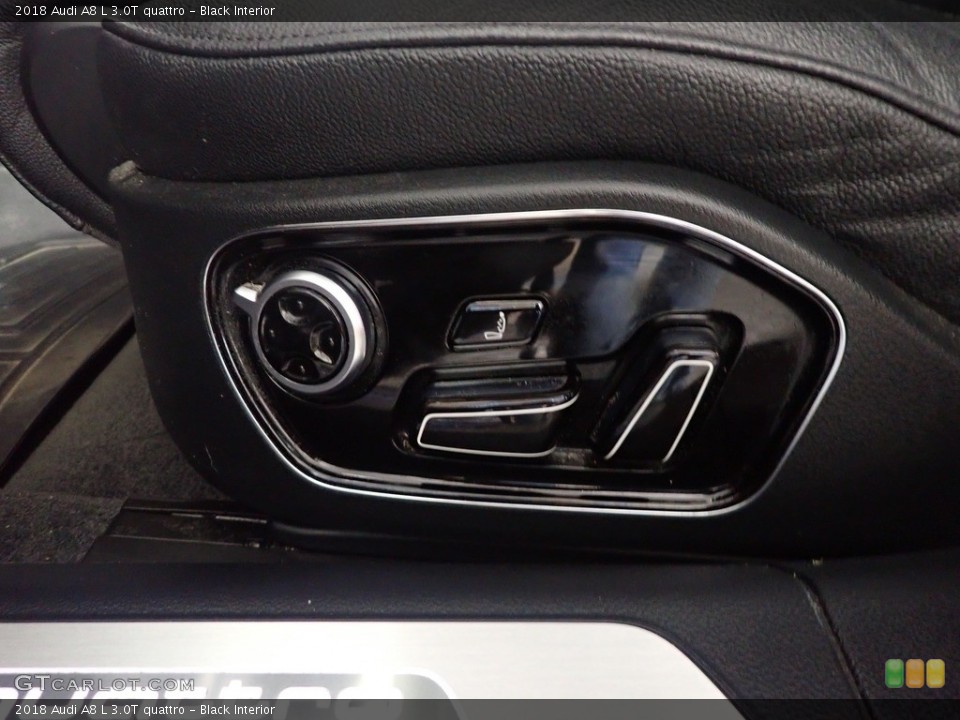 Black Interior Front Seat for the 2018 Audi A8 L 3.0T quattro #145548088