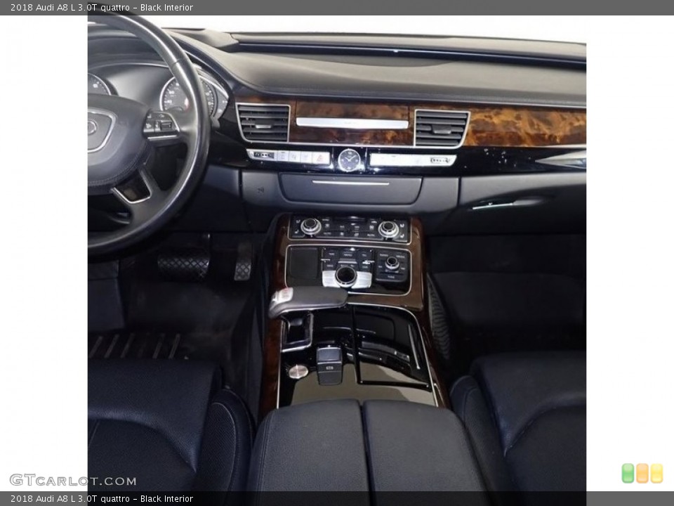 Black Interior Dashboard for the 2018 Audi A8 L 3.0T quattro #145548124