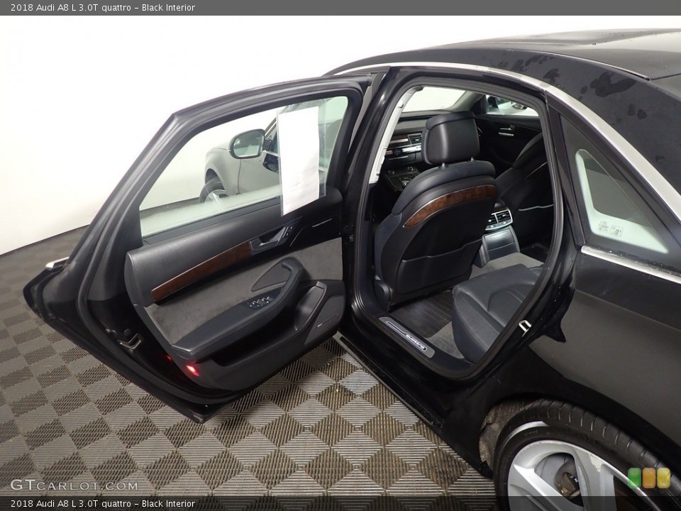 Black Interior Door Panel for the 2018 Audi A8 L 3.0T quattro #145548307