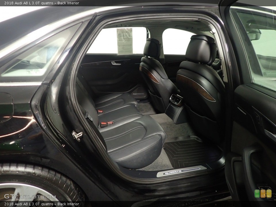 Black Interior Rear Seat for the 2018 Audi A8 L 3.0T quattro #145548373