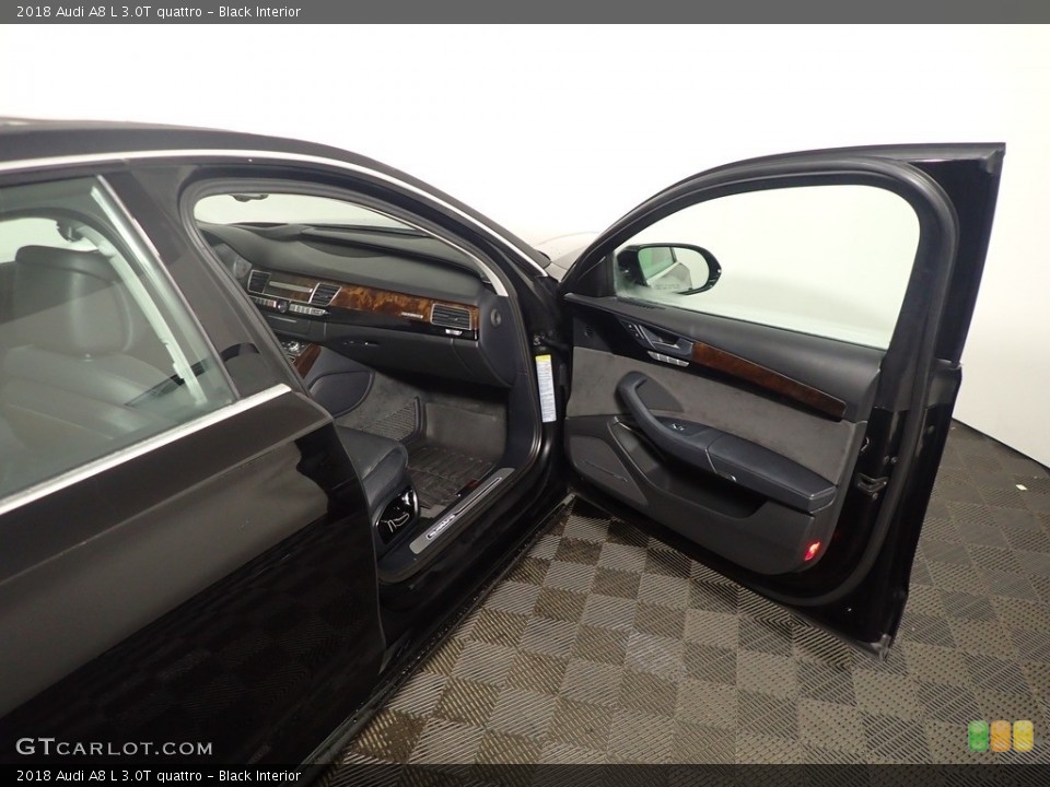 Black Interior Door Panel for the 2018 Audi A8 L 3.0T quattro #145548391