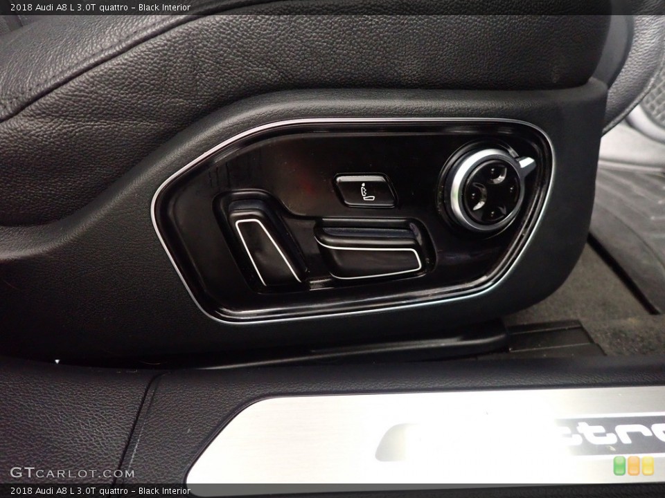 Black Interior Front Seat for the 2018 Audi A8 L 3.0T quattro #145548433