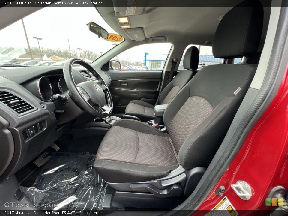 Black Interior Front Seat for the 2017 Mitsubishi Outlander Sport ES AWC #145550830