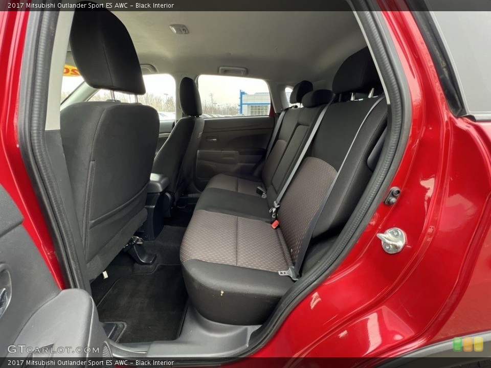Black Interior Rear Seat for the 2017 Mitsubishi Outlander Sport ES AWC #145551013