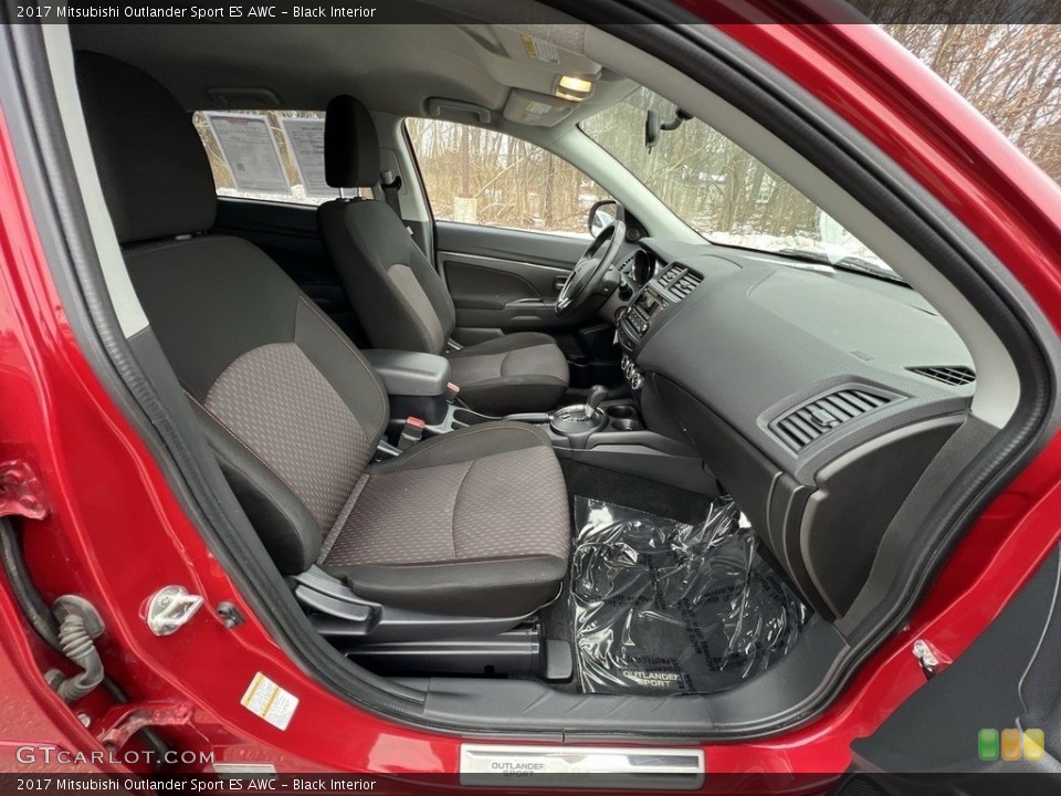 Black Interior Front Seat for the 2017 Mitsubishi Outlander Sport ES AWC #145551052