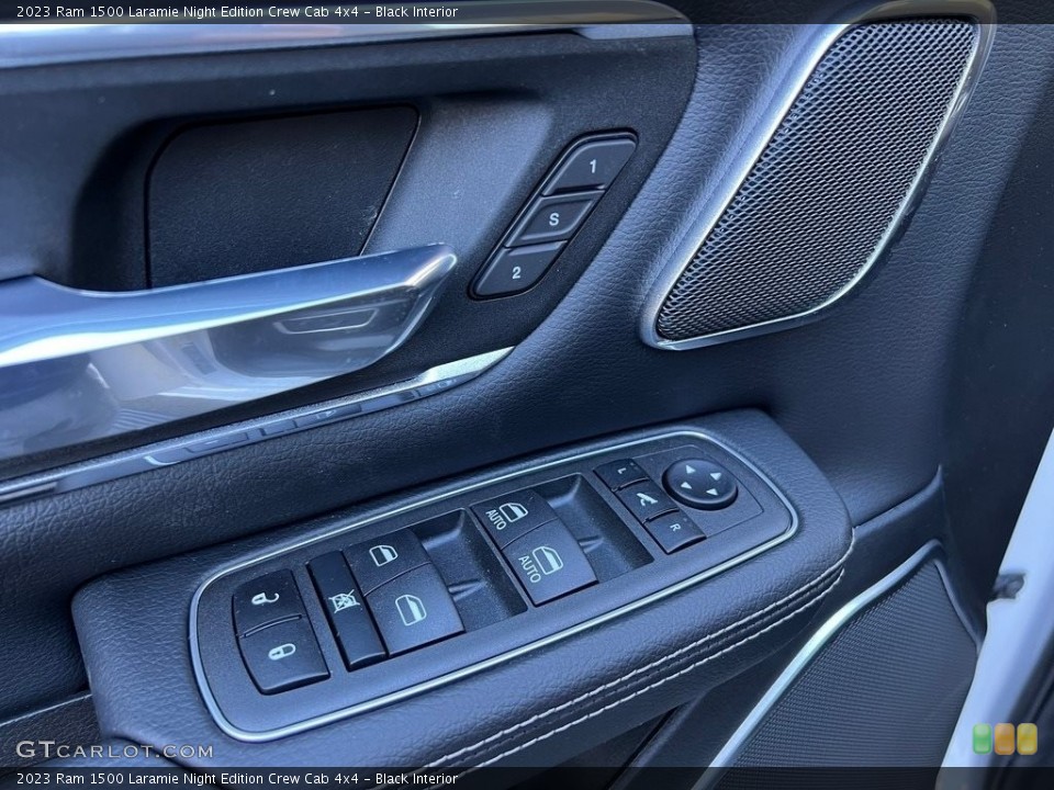 Black Interior Door Panel for the 2023 Ram 1500 Laramie Night Edition Crew Cab 4x4 #145553353