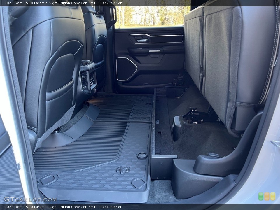 Black Interior Rear Seat for the 2023 Ram 1500 Laramie Night Edition Crew Cab 4x4 #145553377