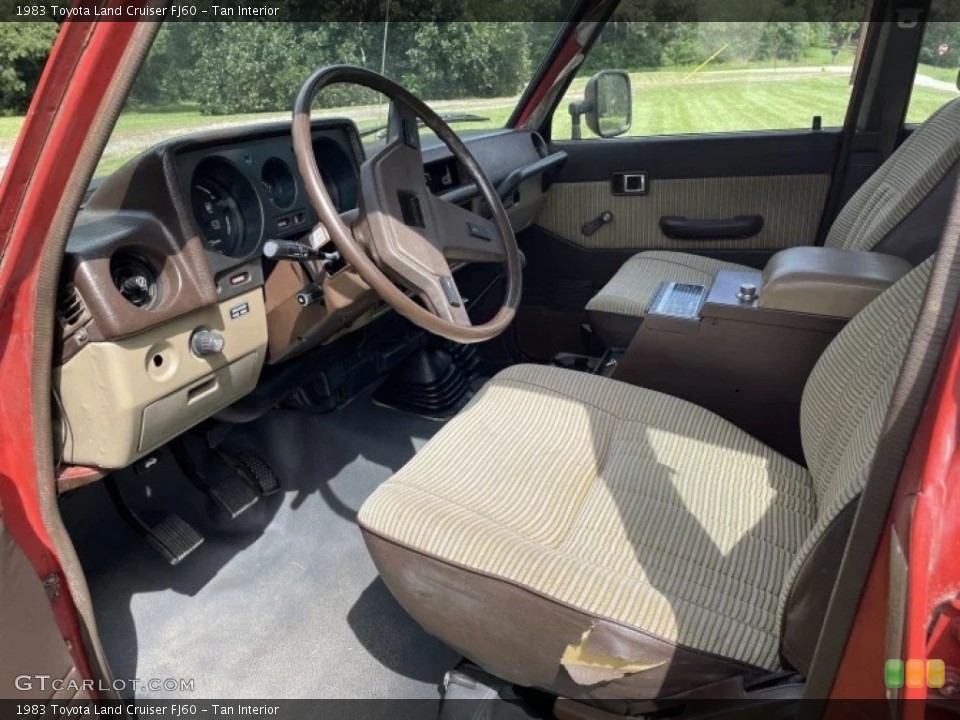Tan Interior Photo for the 1983 Toyota Land Cruiser FJ60 #145553567