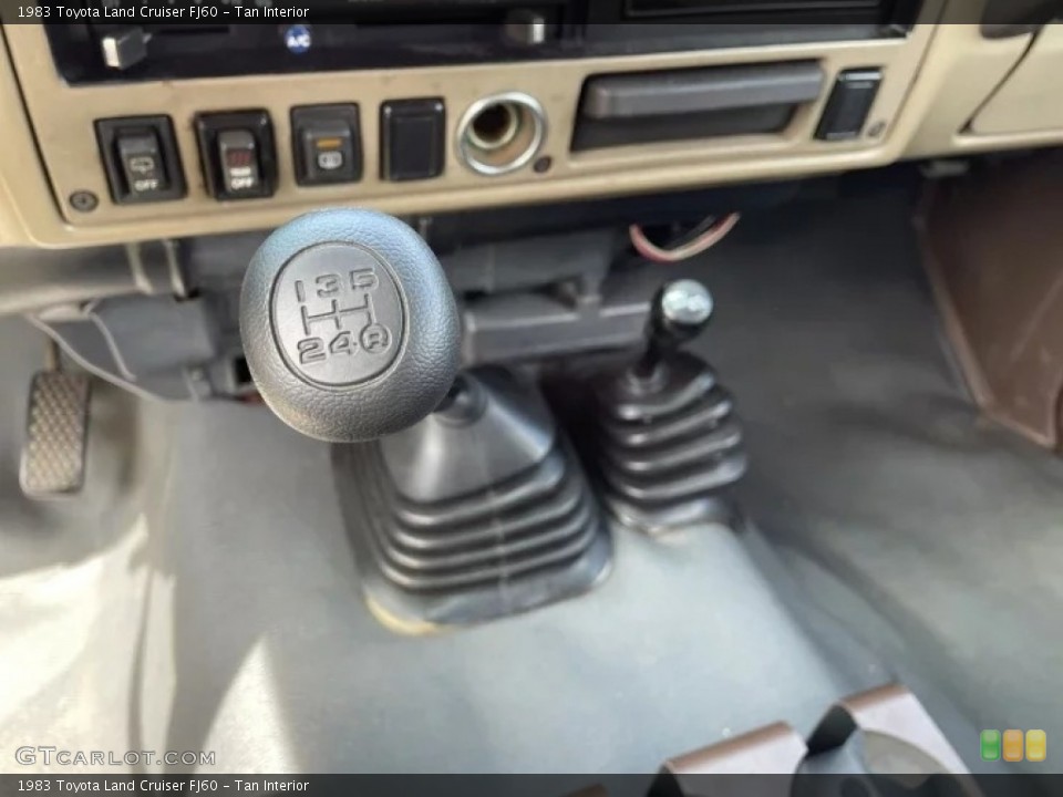 Tan Interior Transmission for the 1983 Toyota Land Cruiser FJ60 #145553642