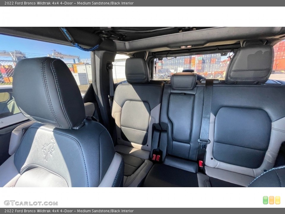Medium Sandstone/Black Interior Rear Seat for the 2022 Ford Bronco Wildtrak 4x4 4-Door #145553933