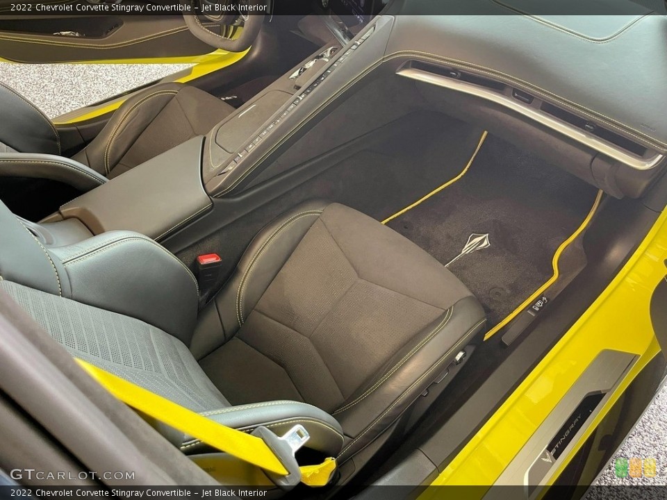 Jet Black 2022 Chevrolet Corvette Interiors