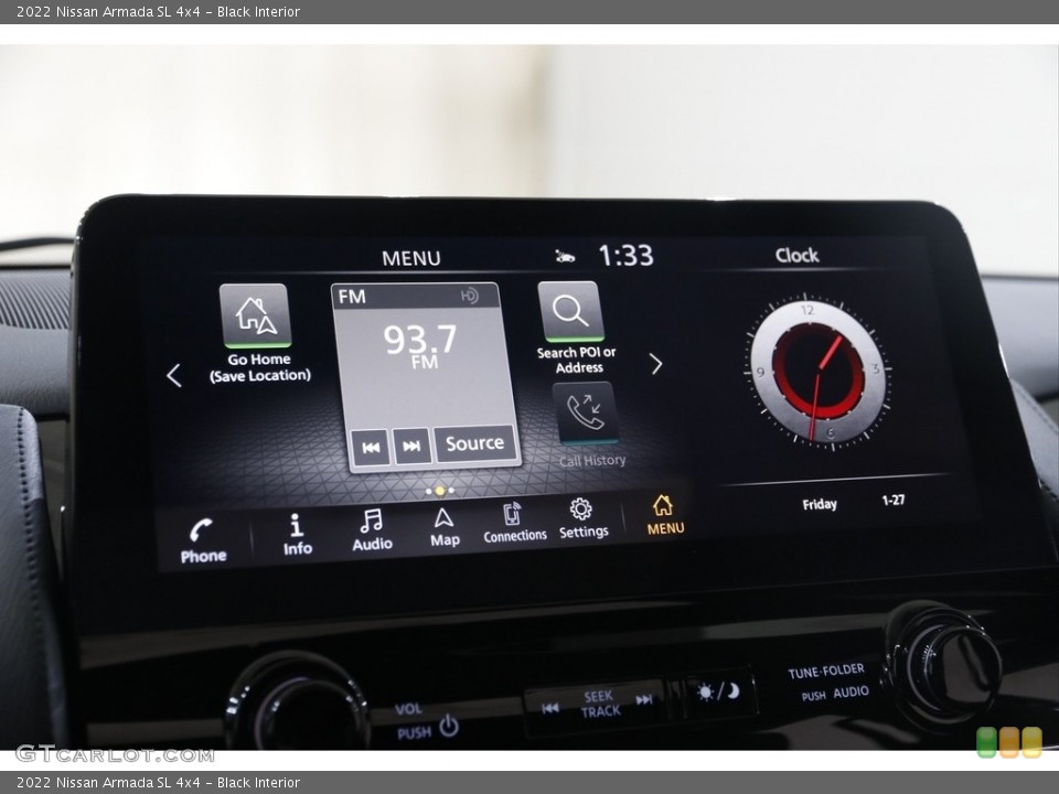 Black Interior Controls for the 2022 Nissan Armada SL 4x4 #145554491