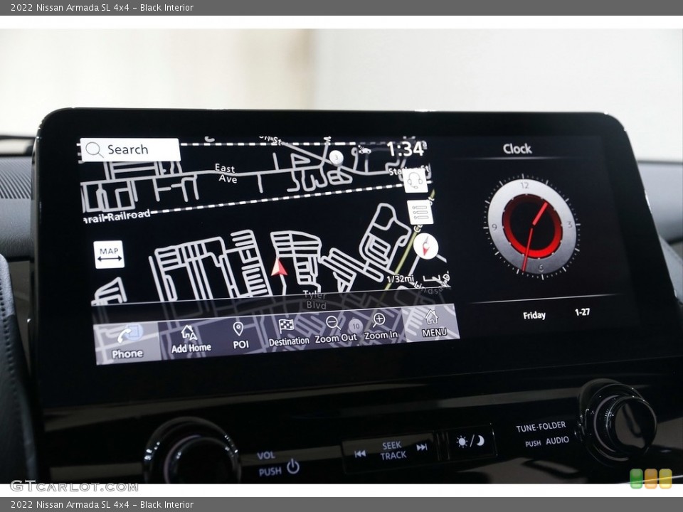 Black Interior Navigation for the 2022 Nissan Armada SL 4x4 #145554503