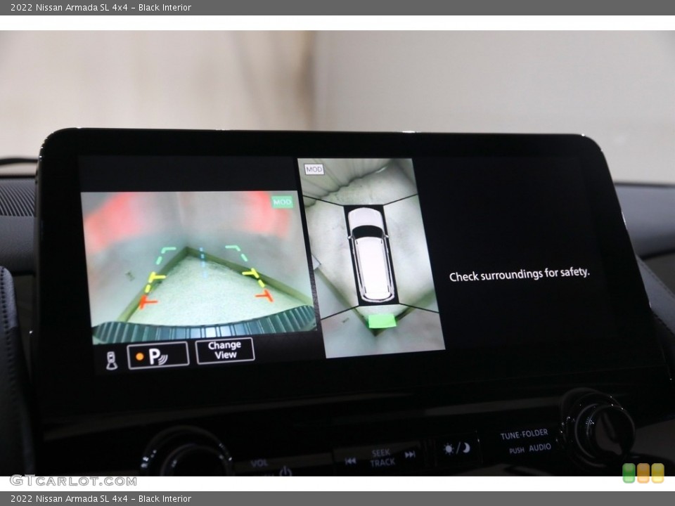 Black Interior Controls for the 2022 Nissan Armada SL 4x4 #145554506