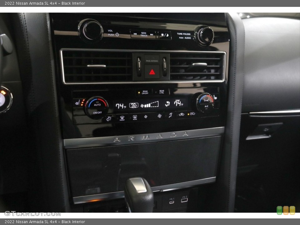 Black Interior Controls for the 2022 Nissan Armada SL 4x4 #145554509