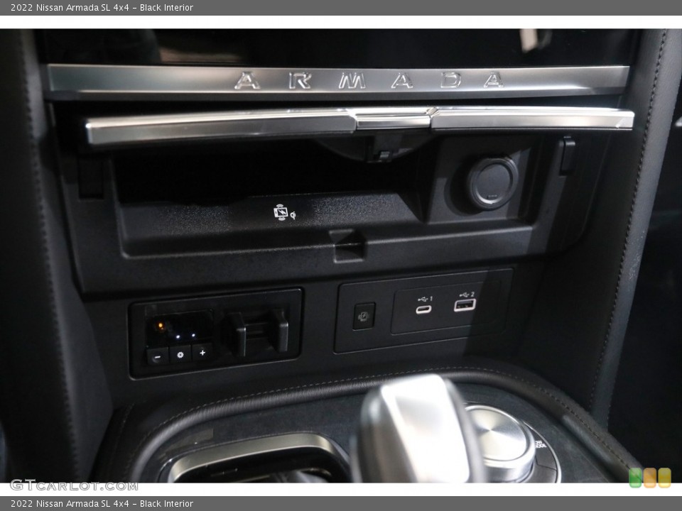 Black Interior Controls for the 2022 Nissan Armada SL 4x4 #145554512