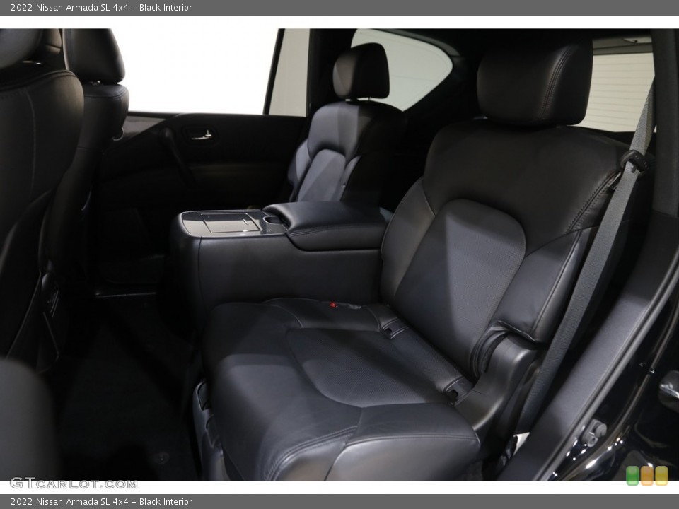 Black Interior Rear Seat for the 2022 Nissan Armada SL 4x4 #145554530
