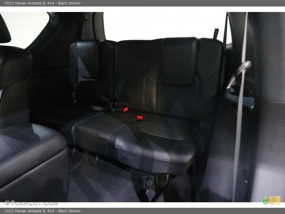 Black Interior Rear Seat for the 2022 Nissan Armada SL 4x4 #145554533
