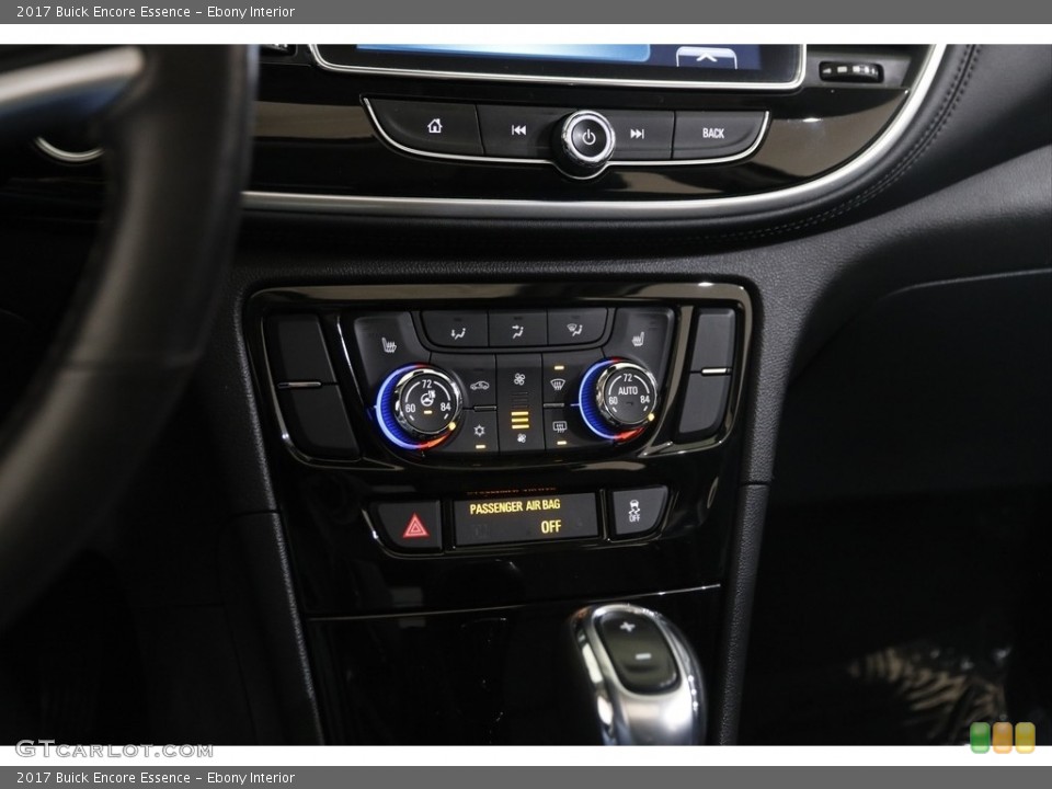 Ebony Interior Controls for the 2017 Buick Encore Essence #145556411
