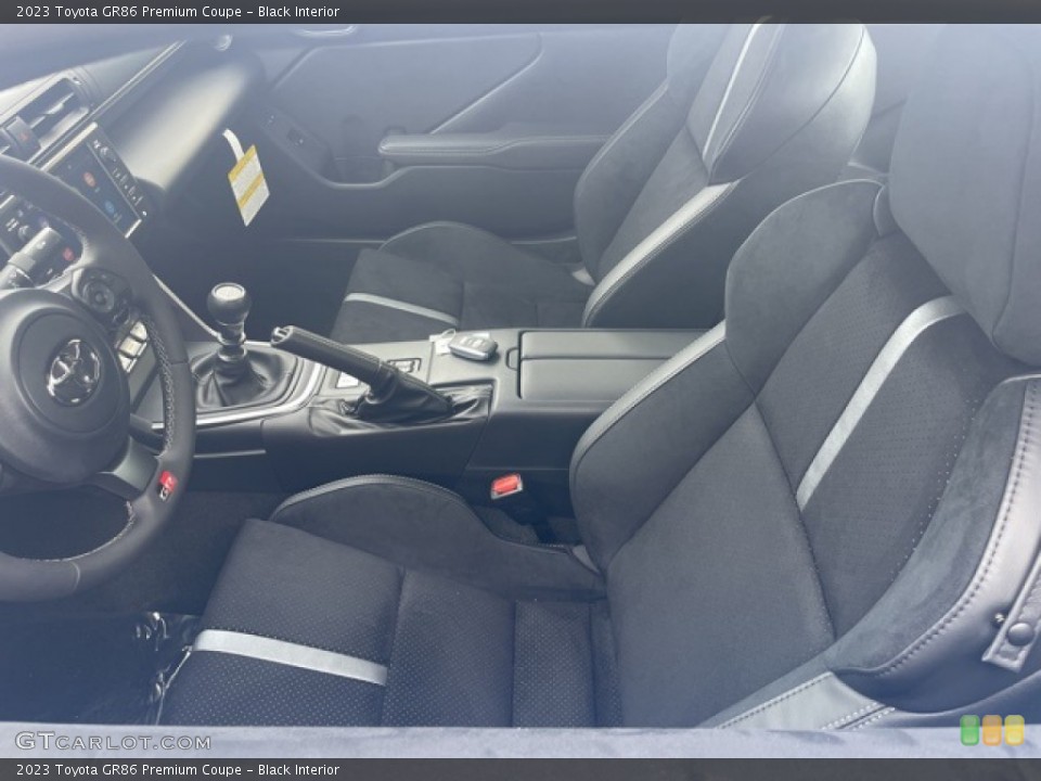 Black 2023 Toyota GR86 Interiors