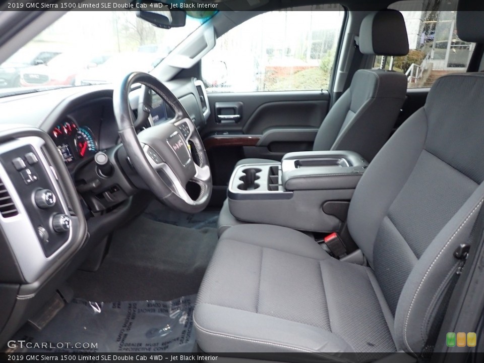 Jet Black Interior Front Seat for the 2019 GMC Sierra 1500 Limited SLE Double Cab 4WD #145556628