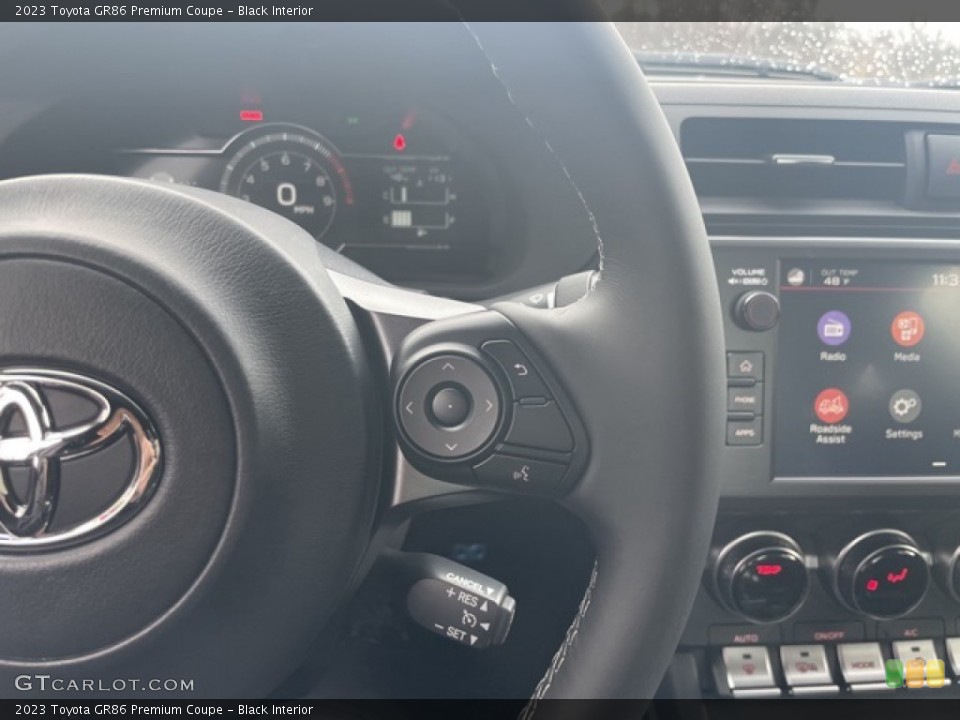 Black Interior Steering Wheel for the 2023 Toyota GR86 Premium Coupe #145556828