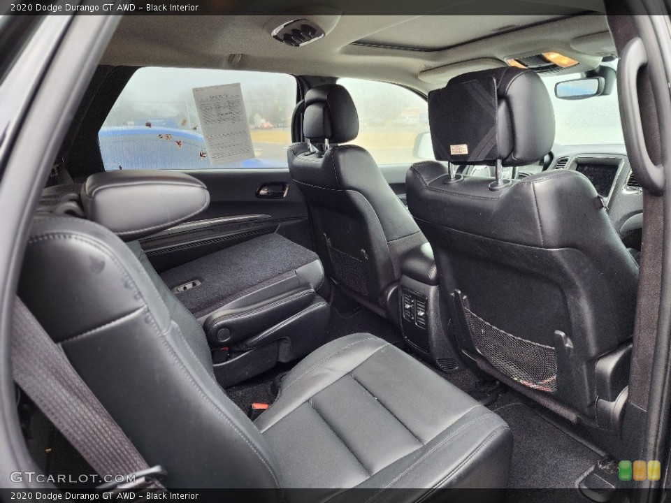 Black Interior Rear Seat for the 2020 Dodge Durango GT AWD #145557305