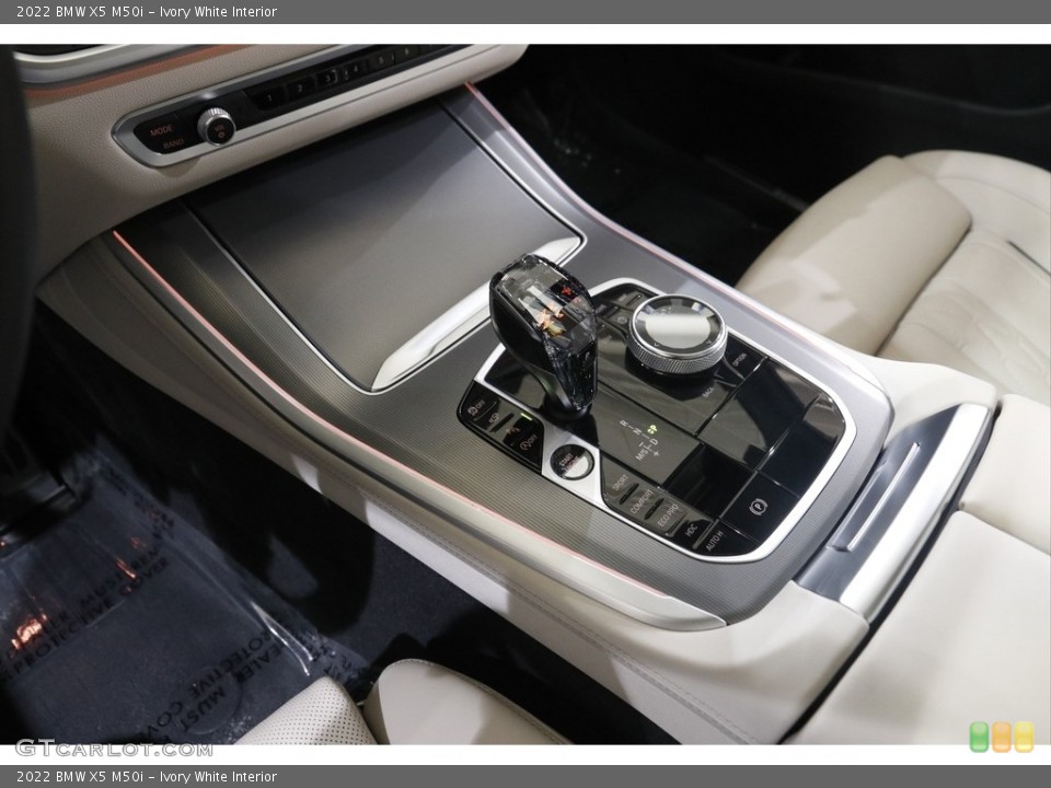 Ivory White Interior Transmission for the 2022 BMW X5 M50i #145557557