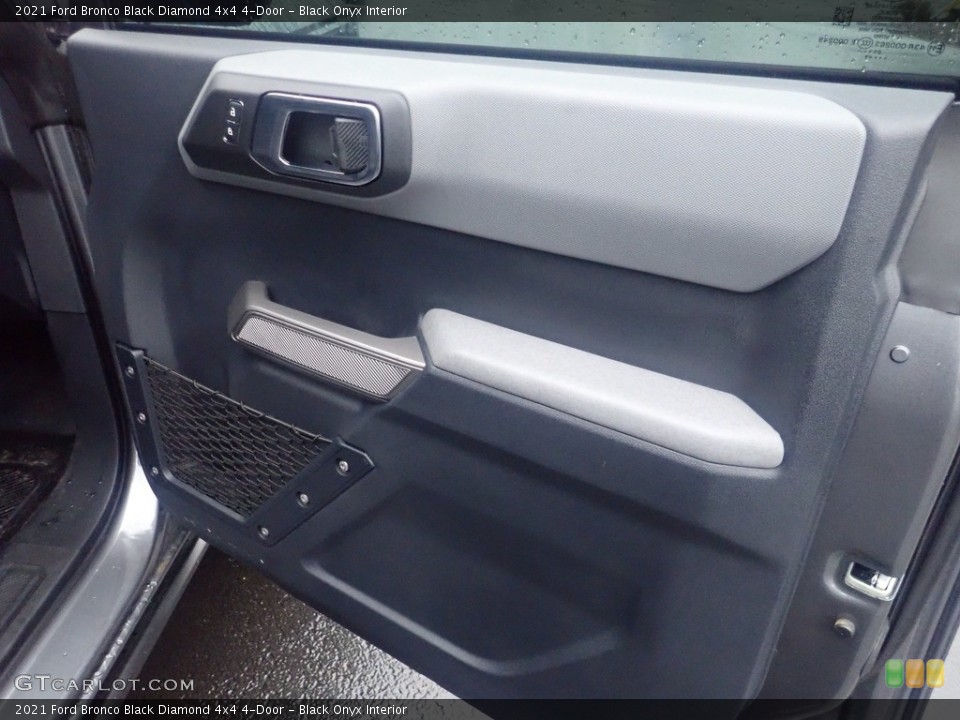 Black Onyx Interior Door Panel for the 2021 Ford Bronco Black Diamond 4x4 4-Door #145559453