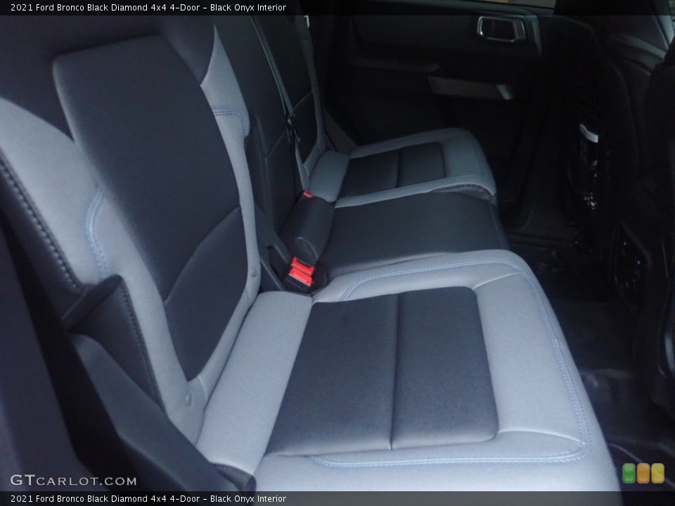 Black Onyx Interior Rear Seat for the 2021 Ford Bronco Black Diamond 4x4 4-Door #145559477