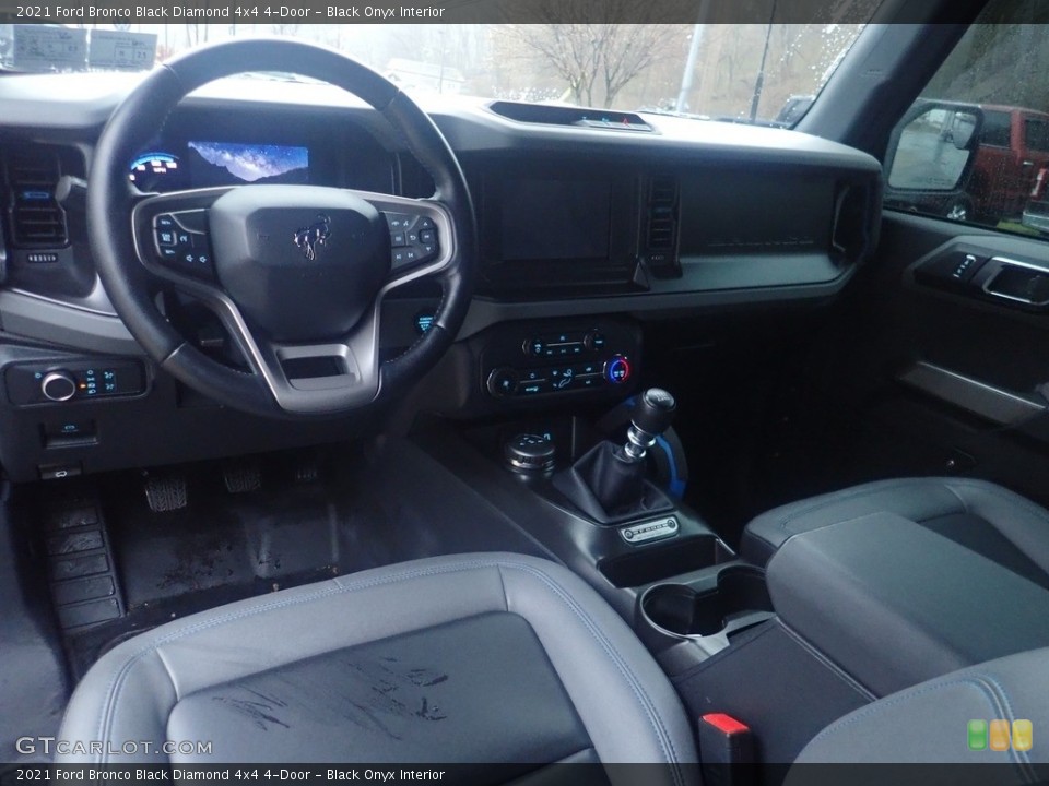 Black Onyx Interior Photo for the 2021 Ford Bronco Black Diamond 4x4 4-Door #145559543