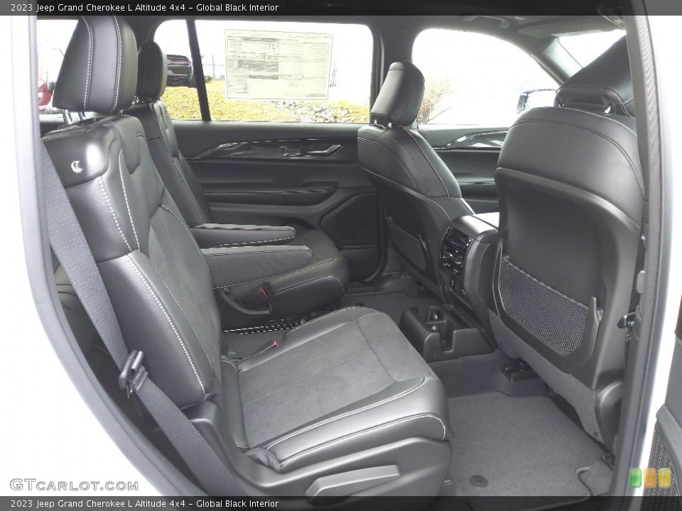 Global Black Interior Rear Seat for the 2023 Jeep Grand Cherokee L Altitude 4x4 #145561277
