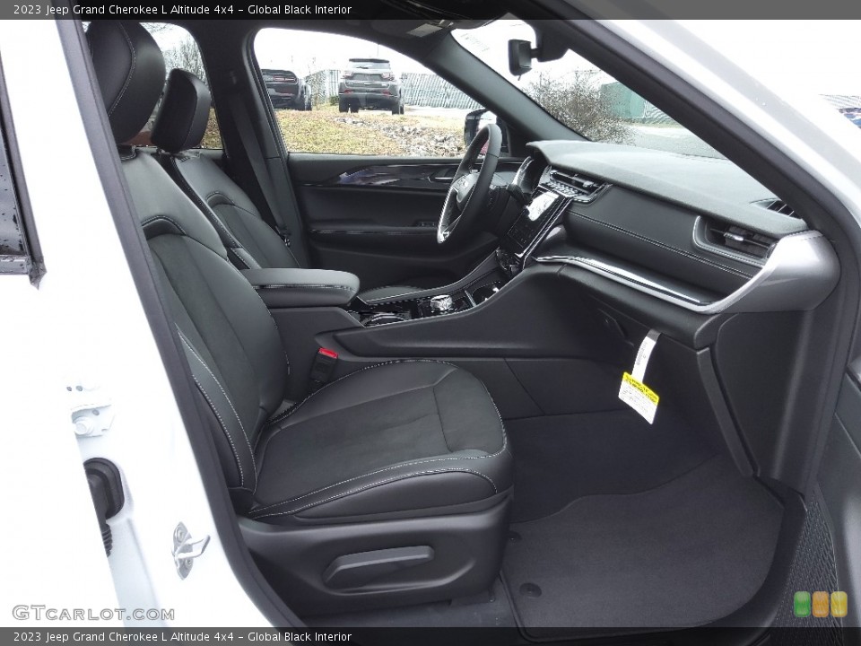 Global Black Interior Front Seat for the 2023 Jeep Grand Cherokee L Altitude 4x4 #145561289
