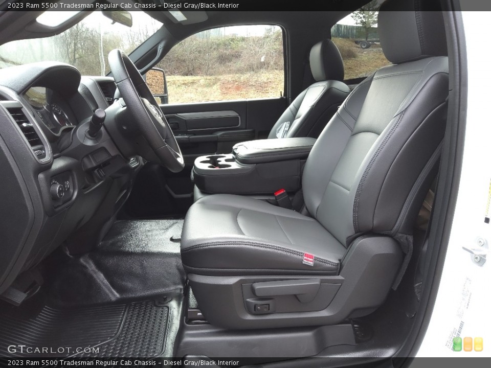 Diesel Gray/Black Interior Front Seat for the 2023 Ram 5500 Tradesman Regular Cab Chassis #145561739