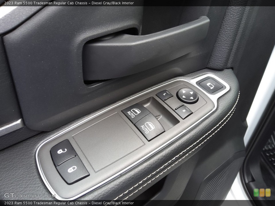 Diesel Gray/Black Interior Controls for the 2023 Ram 5500 Tradesman Regular Cab Chassis #145561754