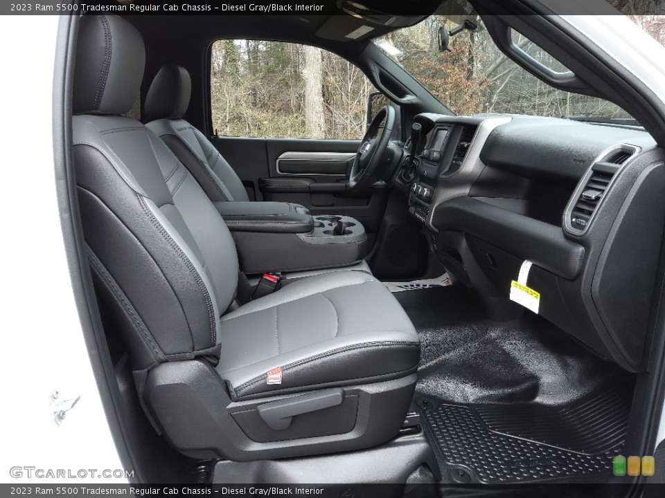 Diesel Gray/Black Interior Front Seat for the 2023 Ram 5500 Tradesman Regular Cab Chassis #145561778