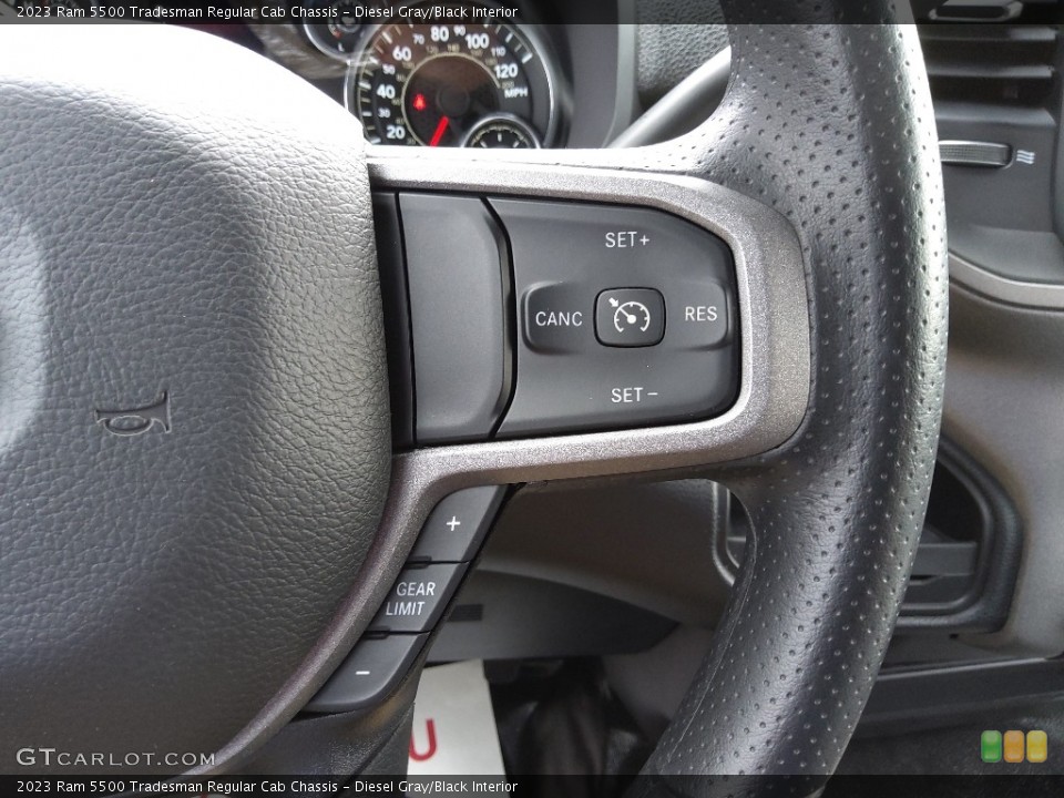 Diesel Gray/Black Interior Steering Wheel for the 2023 Ram 5500 Tradesman Regular Cab Chassis #145561805